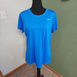 Nike Dri-Fit Blue Shirt 👕 Size L
